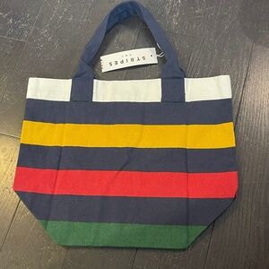 BNWT RARE Hudson’s Bay Multi Stripe Everyday Tote Bag Multicolour 47.5*36.2 cm